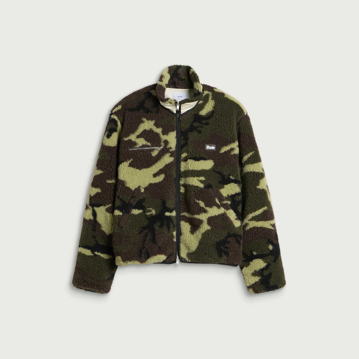 Rhude Men's Parilla Camouflage Jacket in Green/Brown/Black