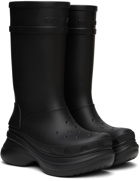 Balenciaga Black Crocs Edition Boots