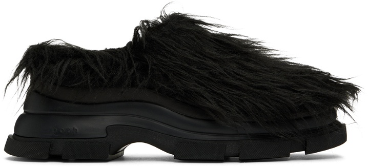 Photo: both Black Gao Low Faux-Fur Loafers