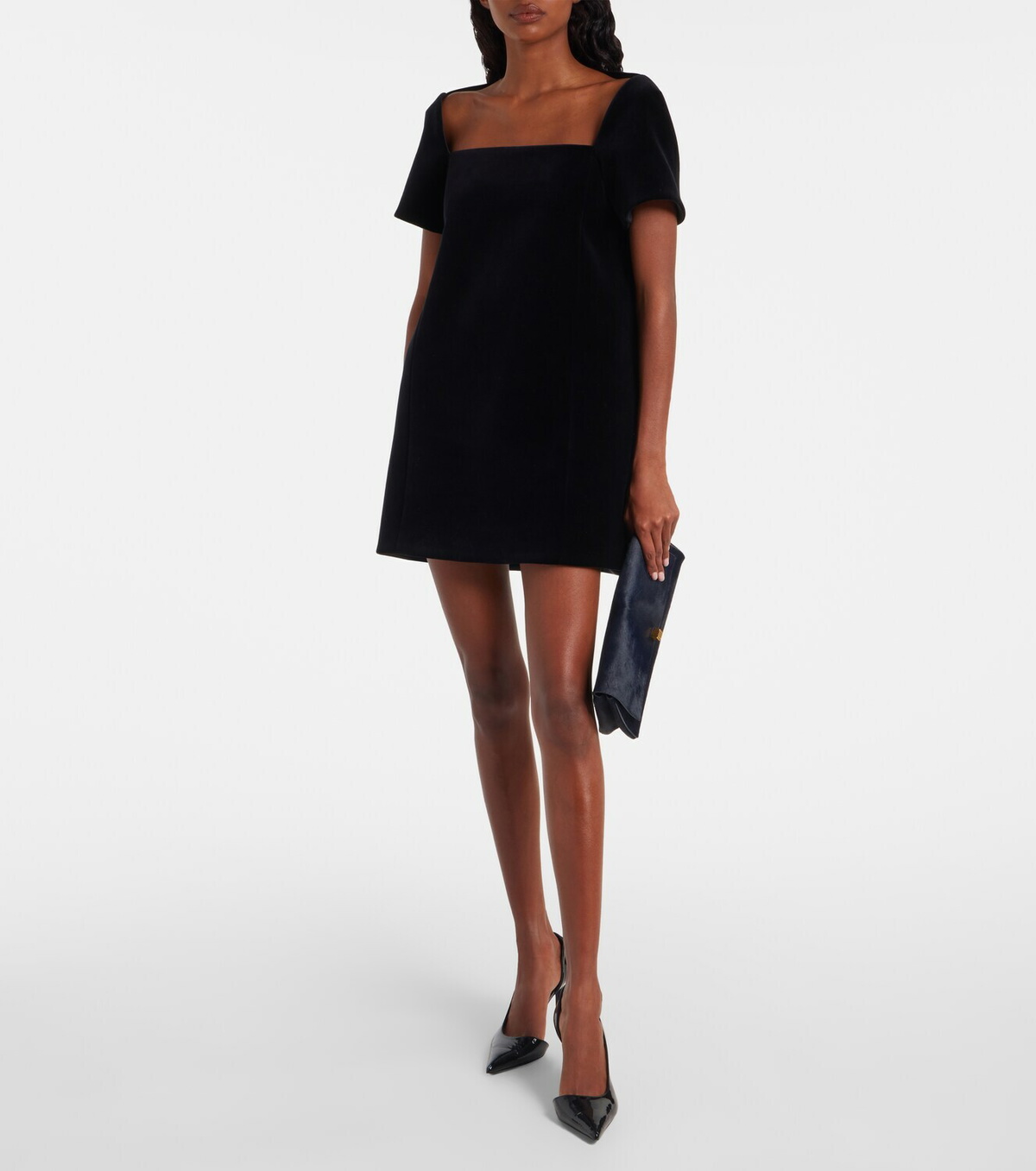 Khaite Benji velvet minidress