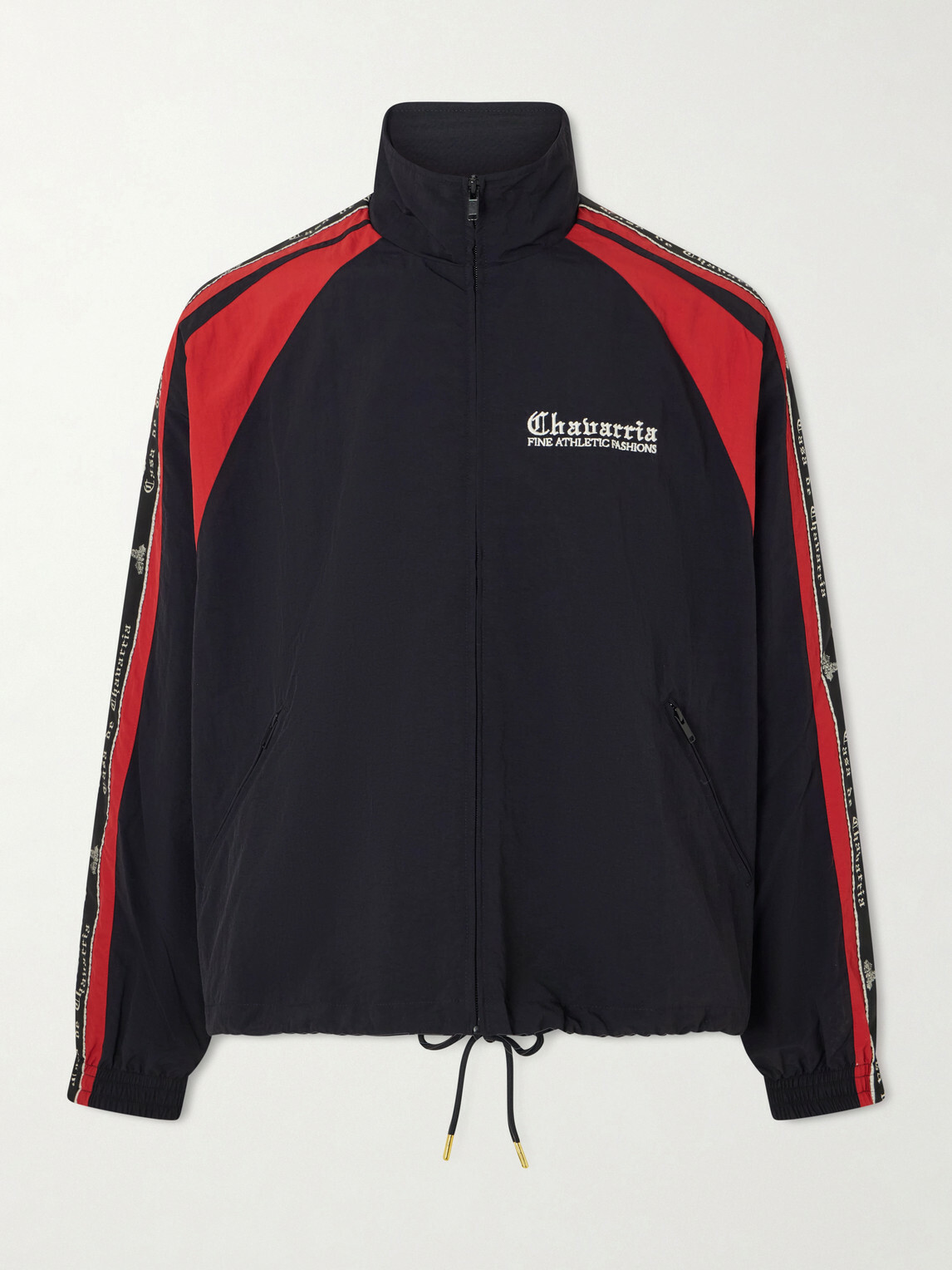 Willy Chavarria - Casa De Chavarria Logo-Detailed Shell Jacket - Black