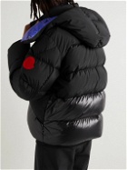 Moncler Genius - Glossed Quilted Shell Hooded Down Jacket - Black