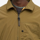 Napapijri Men's Zip Through Shirt Jacket in Dark Olive