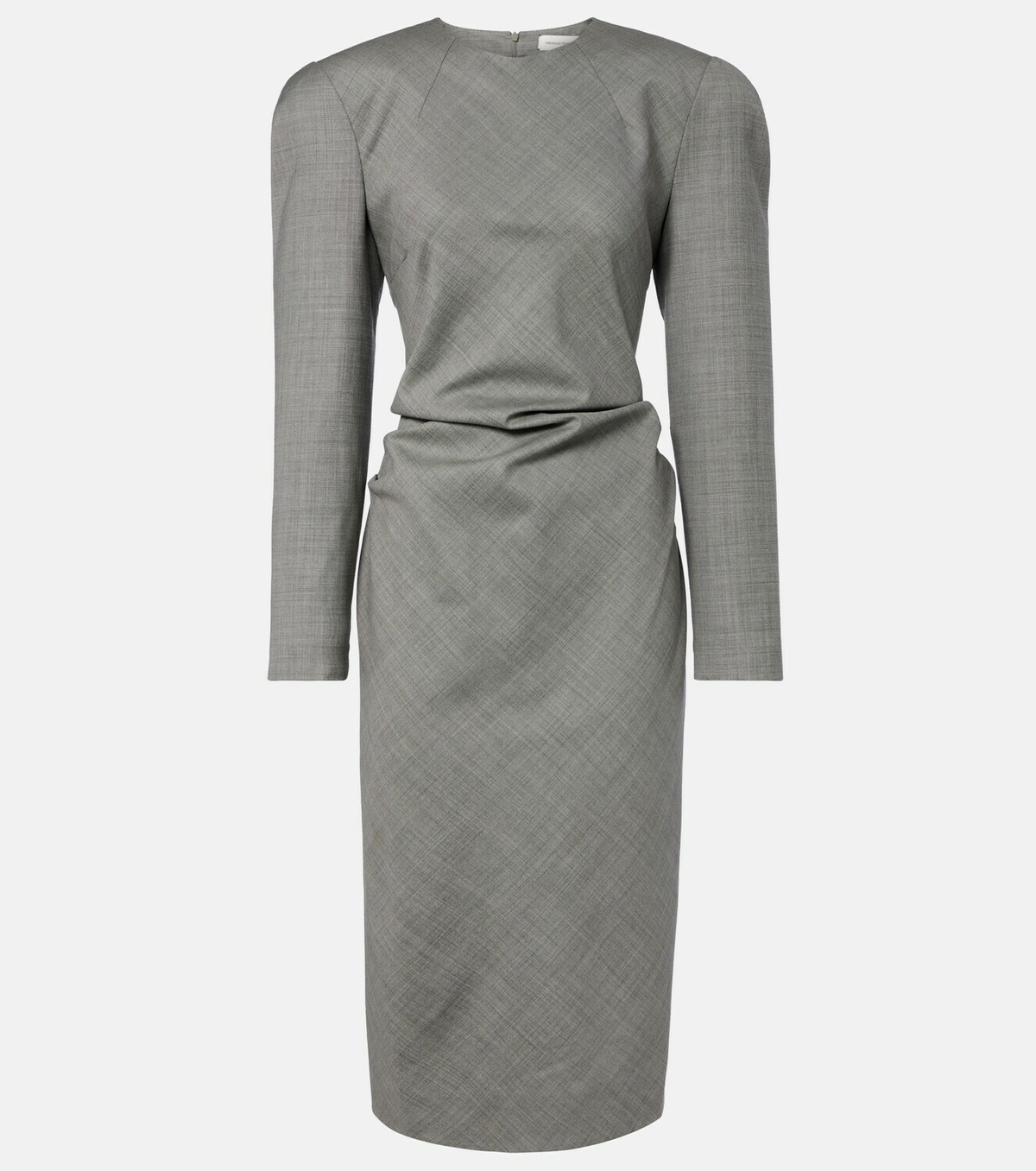 Magda Butrym Wool tie-detail midi dress