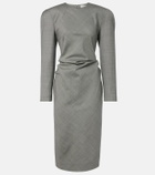 Magda Butrym Wool tie-detail midi dress