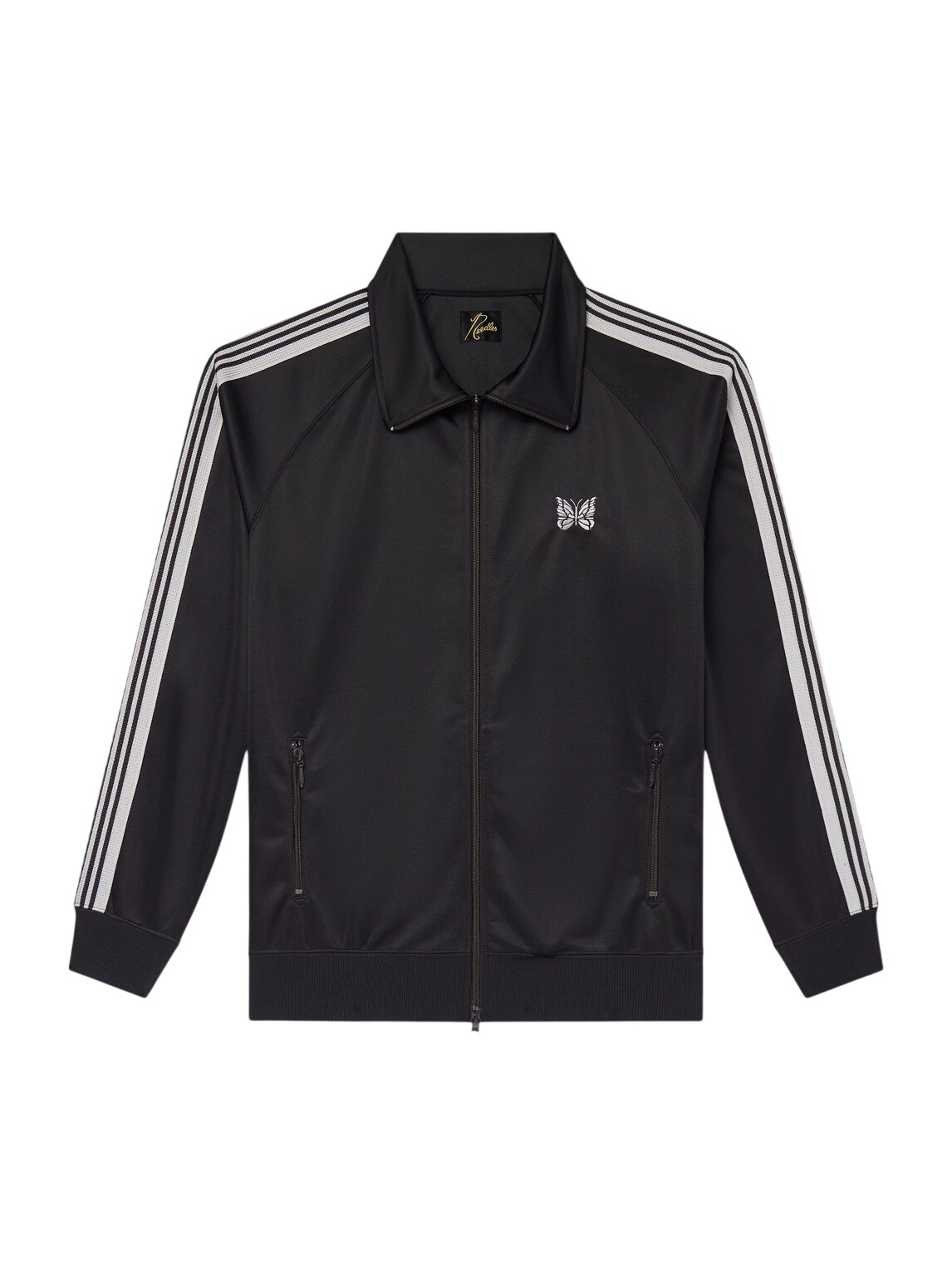 Needles Black Dry Twill Run-Up Jacket Needles