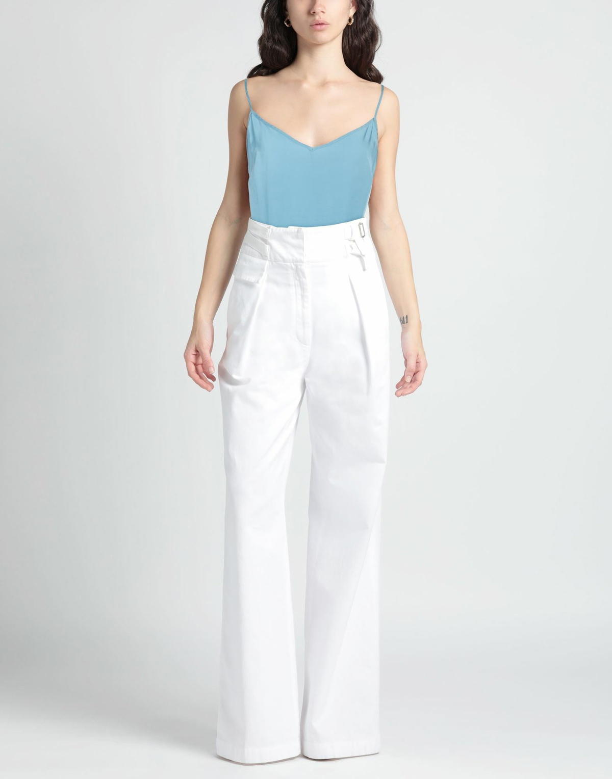 Alessia Santi Womens Top Light in Blue