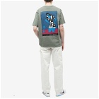 By Parra Men's Insecure Days T-Shirt in Greyish Green
