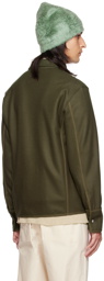 Jil Sander Green Zip Jacket