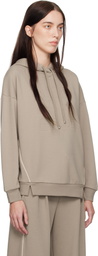 Max Mara Leisure Taupe Flipper Hoodie