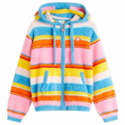 Casablanca Women's Fluffy Oversized Hoodie in Multi
