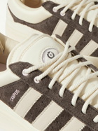 adidas Originals - Bad Bunny Campus Leather-Trimmed Suede Sneakers - Neutrals