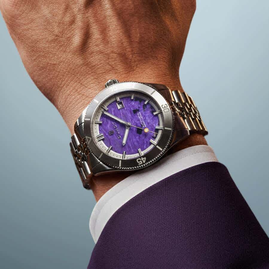Duxot Pacifico Automatic Purple Dial Mens Watch DX-2076-11