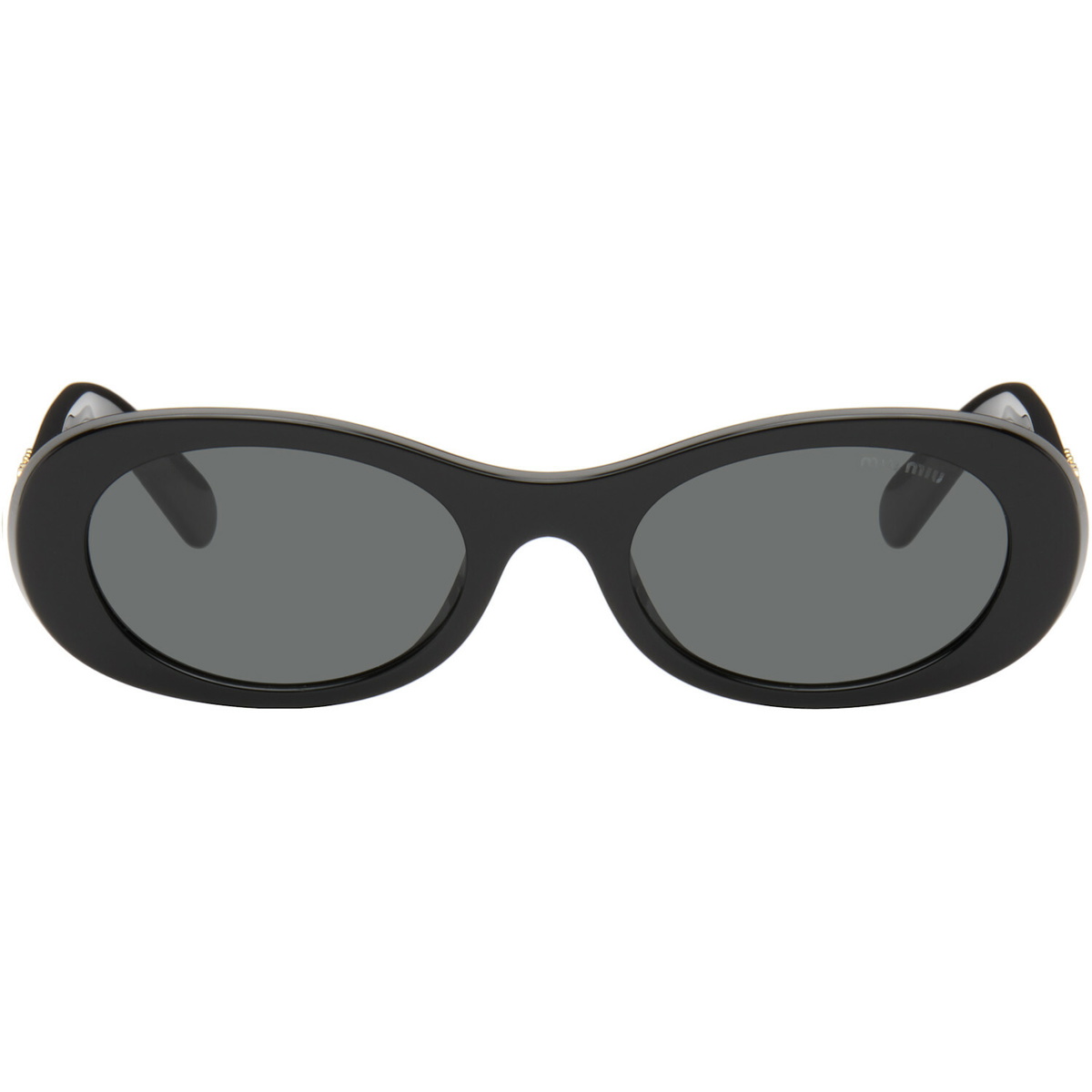 Miu Miu Eyewear Black Miu Glimpse Sunglasses