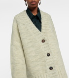 Maison Margiela Alpaca, cotton, and wool cardigan