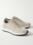 John Lobb - Foundry II Suede Sneakers - Neutrals