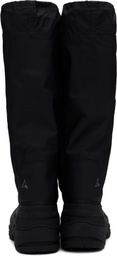 ROA Black Rubber Tall Boots