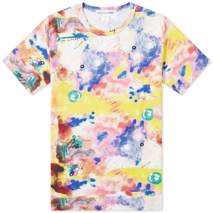 Photo: Comme des Garcons SHIRT Futura Print B Allover Tee