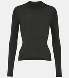 Fforme Freya knitted silk-blend shirt