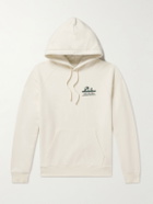 Aimé Leon Dore - Unisphere Logo-Print Cotton-Jersey Hoodie - Neutrals