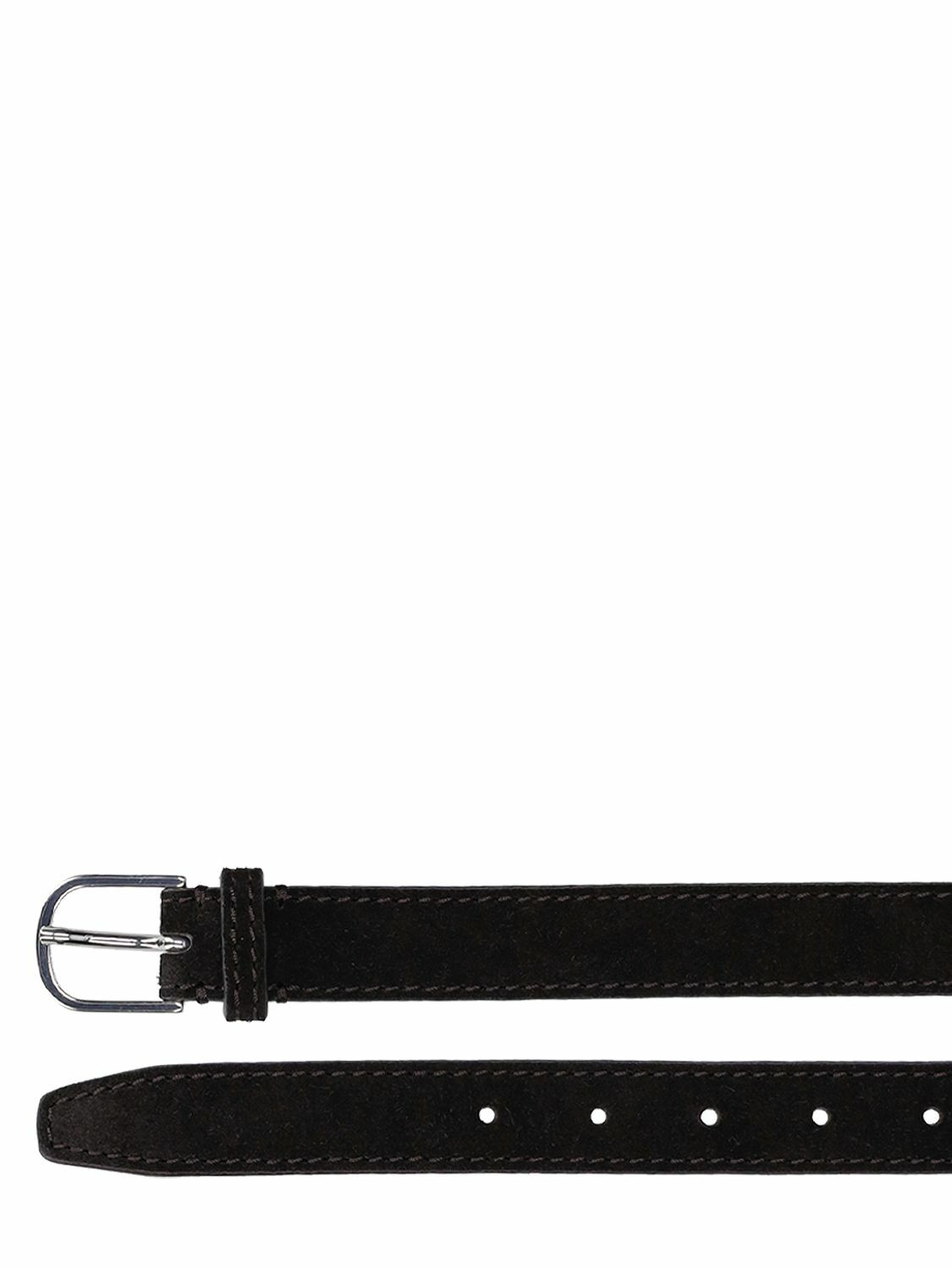 TOTEME - 2.5cm Slim Suede Belt Toteme