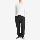Second/Layer Men's Destroyed Skate Wave Long Sleeve T-Shirt in White