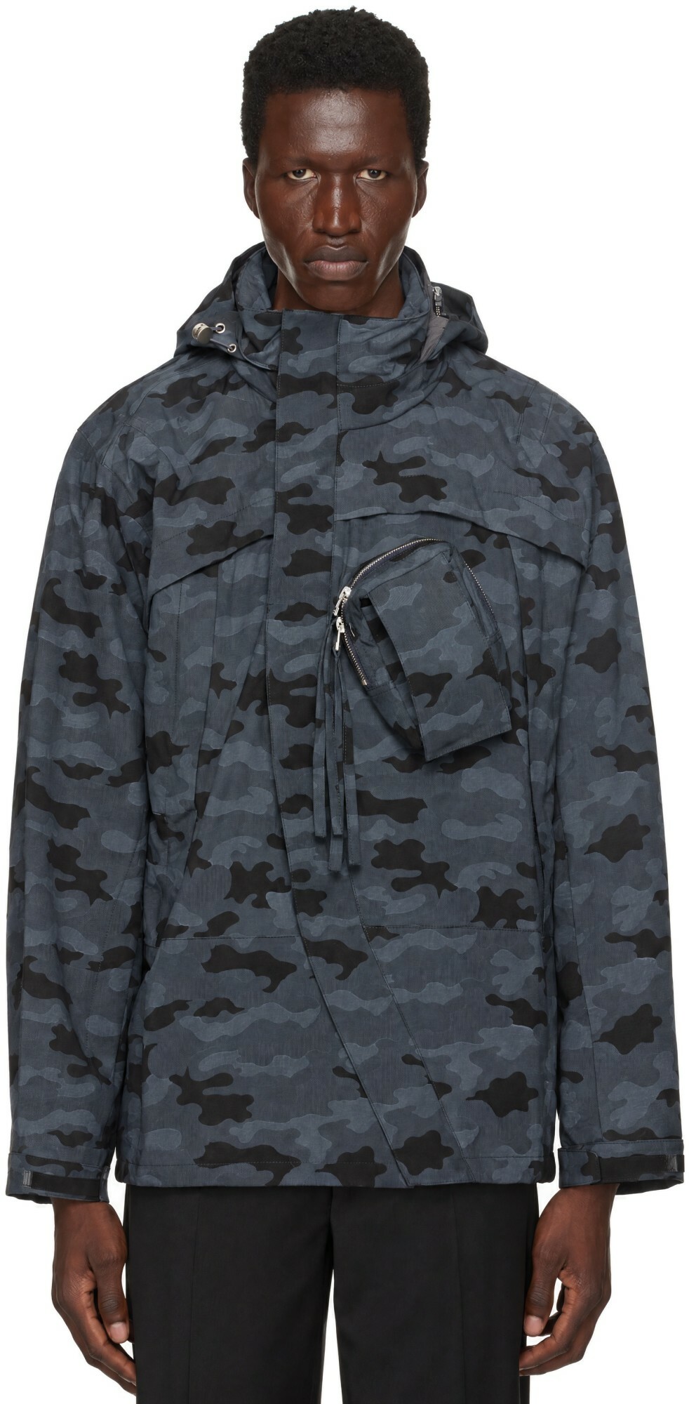 FFFPOSTALSERVICE Blue MK3 Curved Zip Jacket