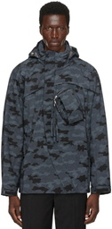 FFFPOSTALSERVICE Blue MK3 Curved Zip Jacket