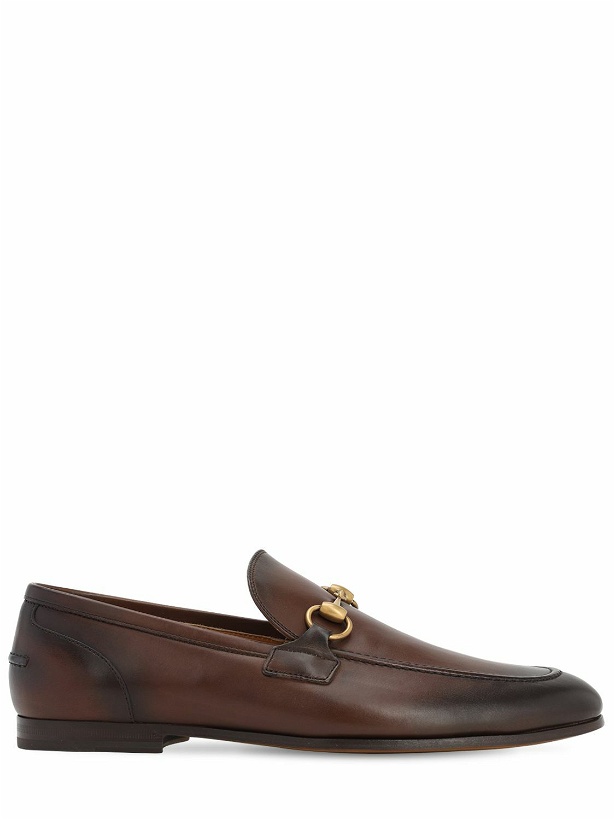 Photo: GUCCI - Jordaan Horsebit Leather Loafers