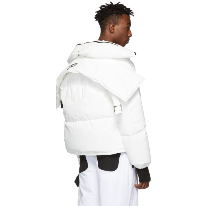 Colmar A.G.E. by Shayne Oliver White Down Tyvek Concept Coat
