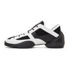 Giuseppe Zanotti White and Black Light Jump Sneakers