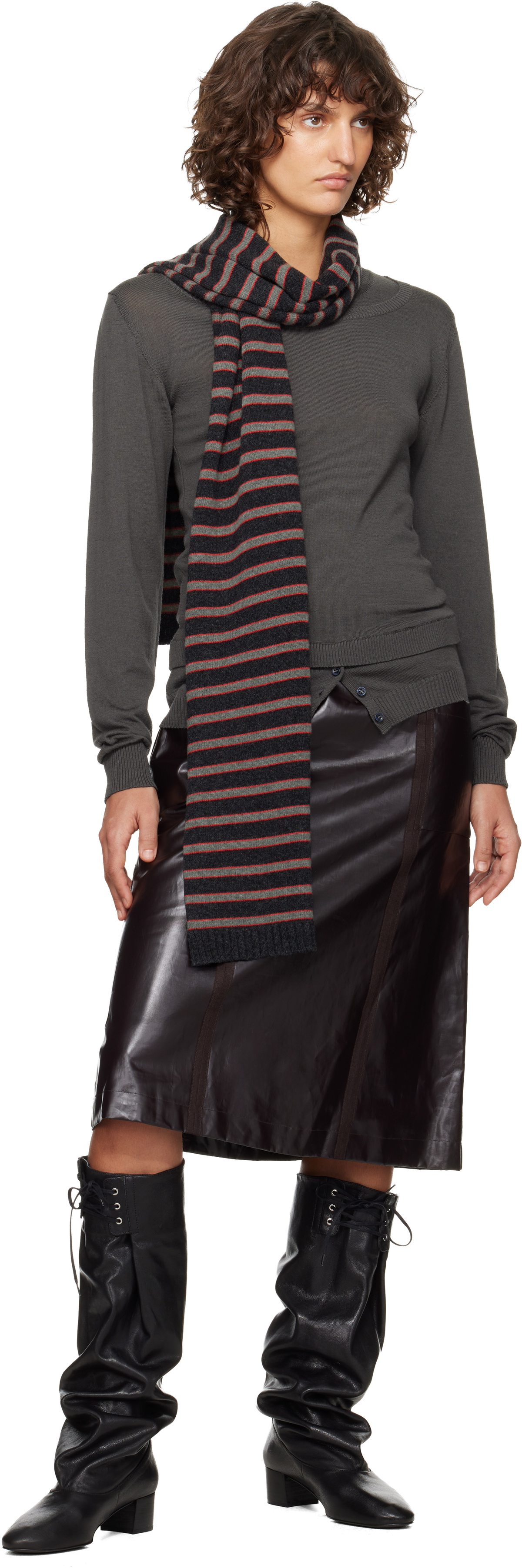 Paloma Wool Gray Bela Scarf
