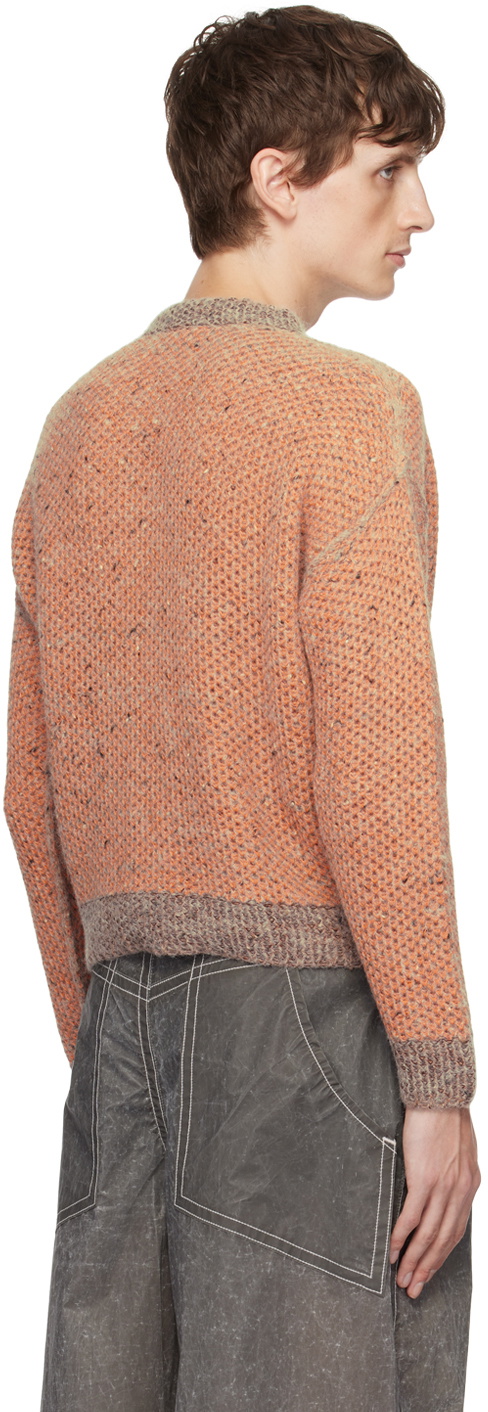 Eckhaus Latta Orange Garden Cardigan