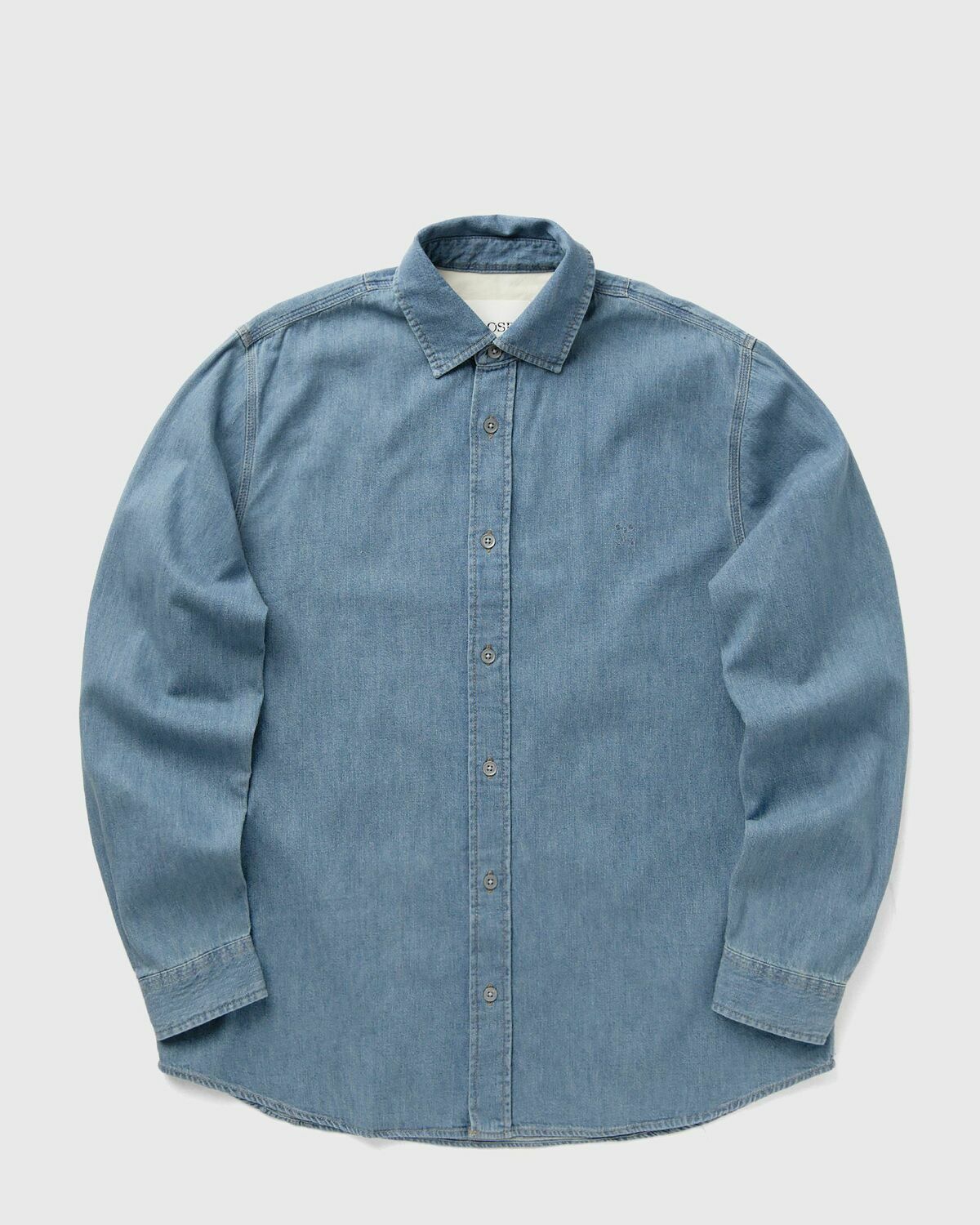CLOSED ARCHIVE BASIC SHIRT Grey Mens Longsleefe