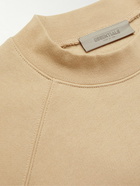 FEAR OF GOD ESSENTIALS - Logo-Appliquéd Cotton-Blend Jersey Sweatshirt - Neutrals