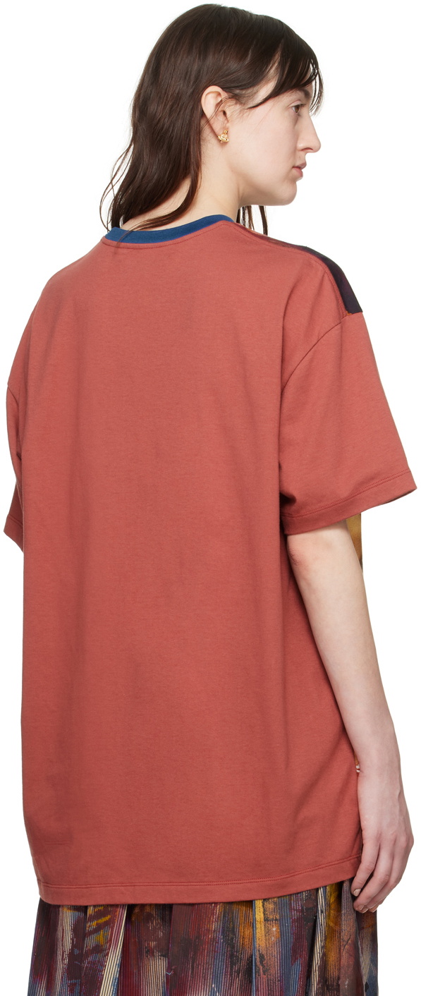 Kiss oversized cotton jersey T-shirt in multicoloured