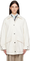 Cordera Off-White Patch Pocket Jacket