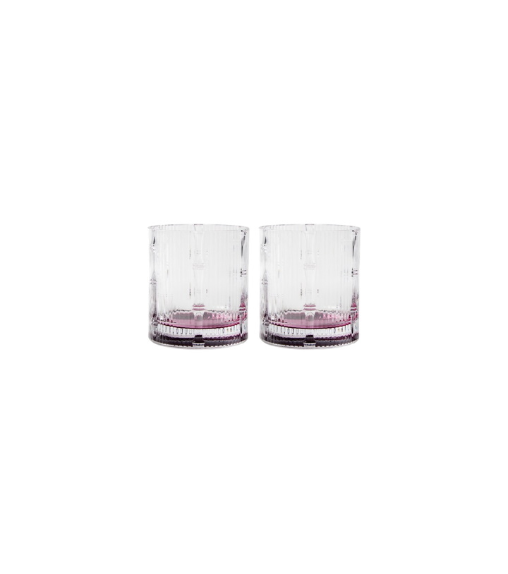 Photo: La DoubleJ Bamboo set of 2 crystal tumblers