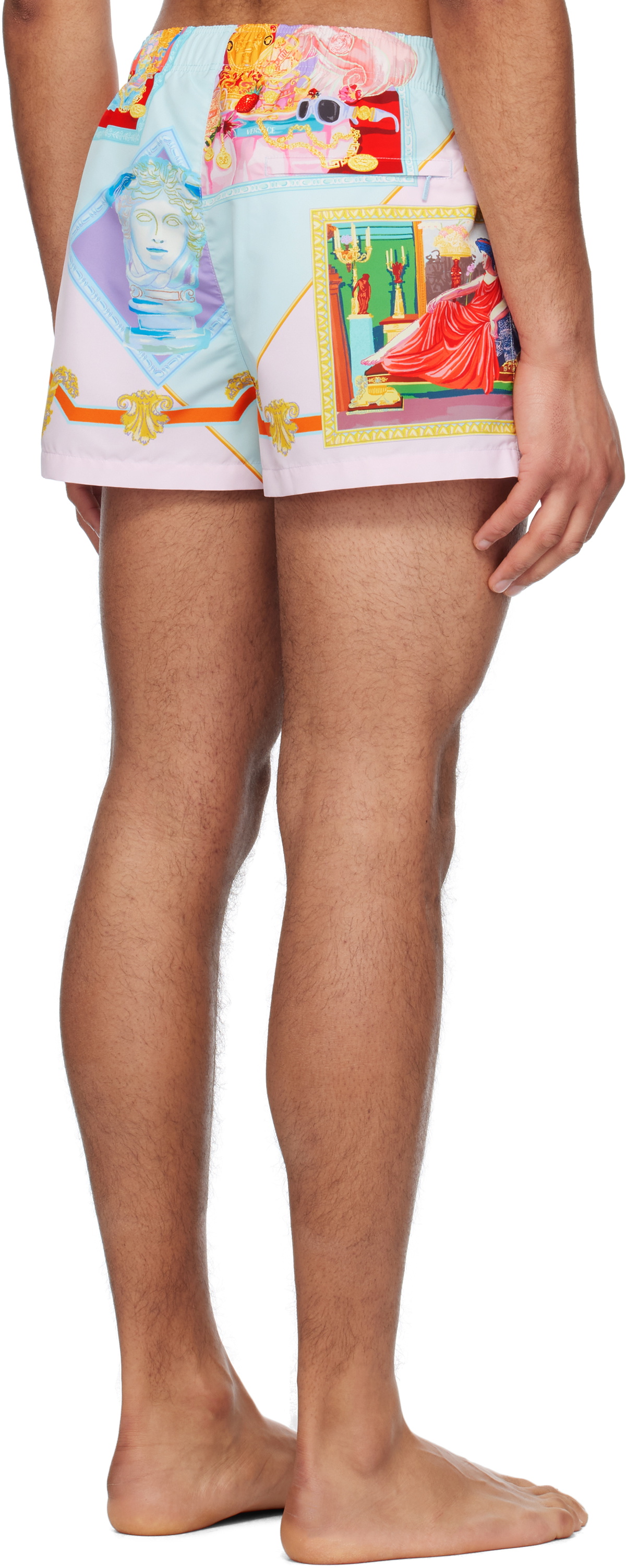 Versace Underwear Multicolor Versace Gallery Swim Shorts
