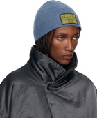 MM6 Maison Margiela Blue Access Labels Story Beanie