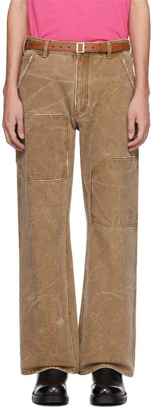 Photo: Acne Studios Brown Patch Trousers