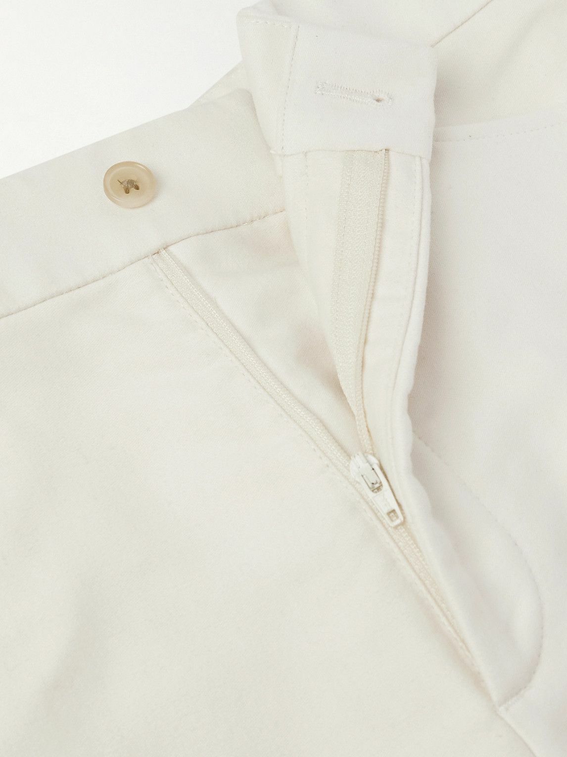Ralph Lauren Purple label - Slim-Leg Cotton-Moleskin Trousers - Neutrals