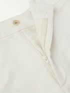 Ralph Lauren Purple label - Slim-Leg Cotton-Moleskin Trousers - Neutrals