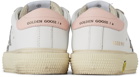 Golden Goose Baby White & Silver Glitter May Sneakers