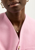 Aliita Unicornio 9kt Gold Necklace - White - One Size