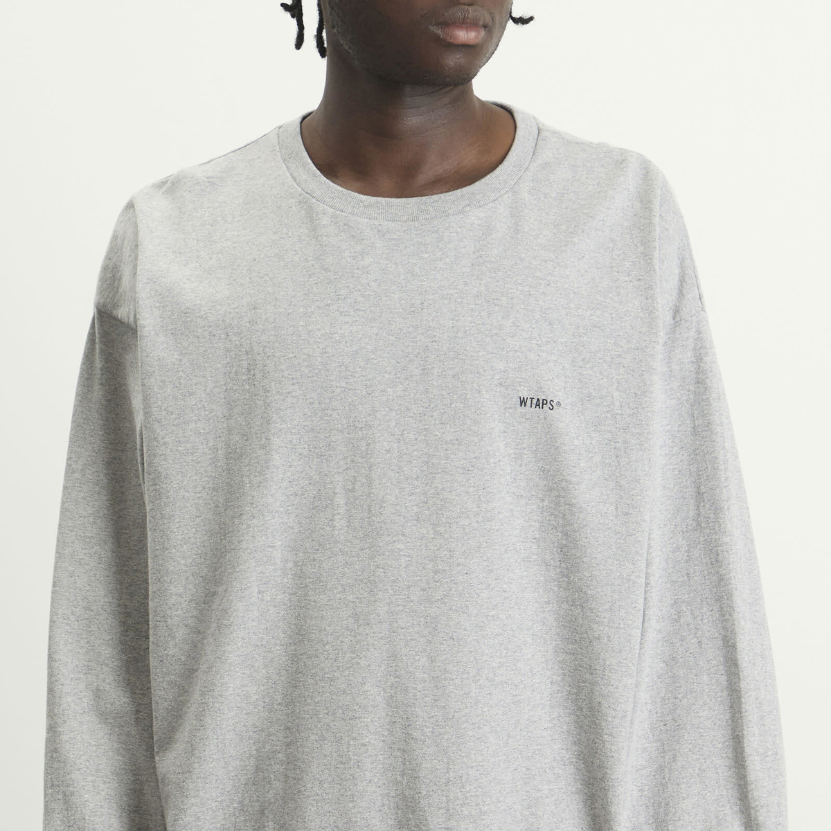 WTAPS Men's Spec Long Sleeve T-Shirt in Ash Gray