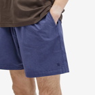 Norse Projects Men's Per Cotton Tencel Shorts in Calcite Blue