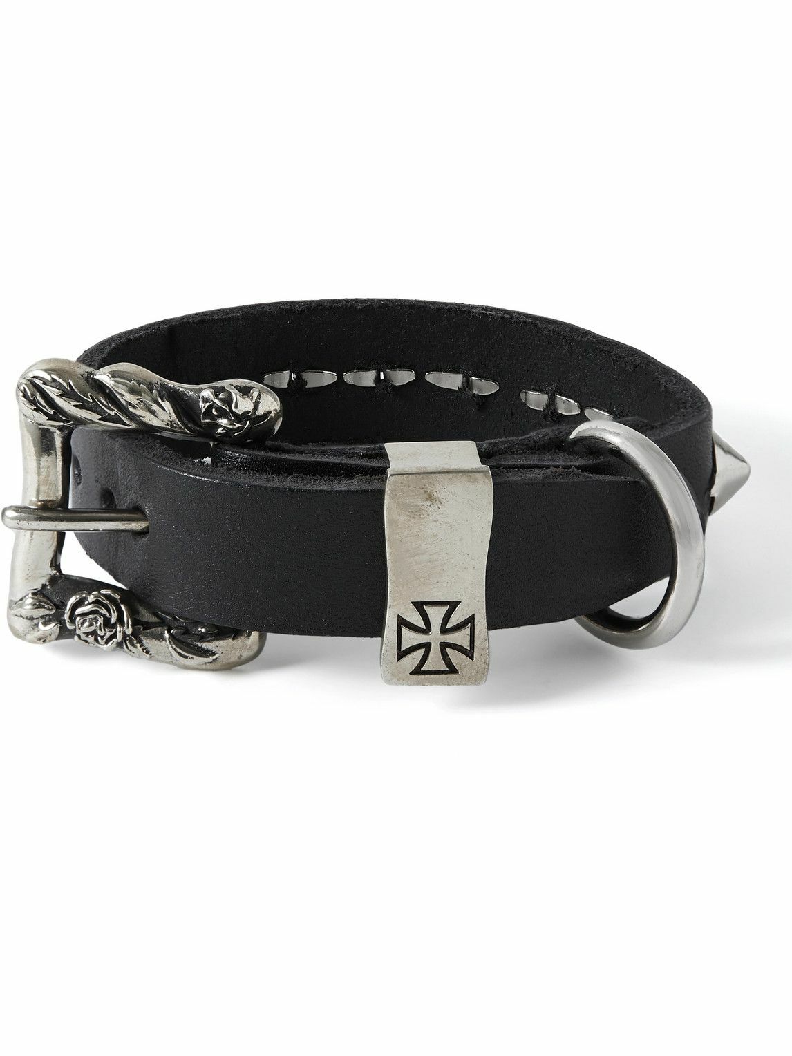 Enfants Riches Déprimés - Studded Silver-Tone Leather Bracelet Enfants ...