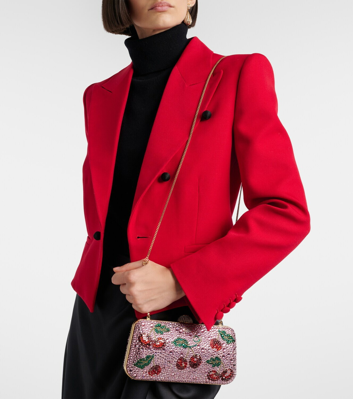 Valentino Garavani Carry Secrets Cherryfic clutch