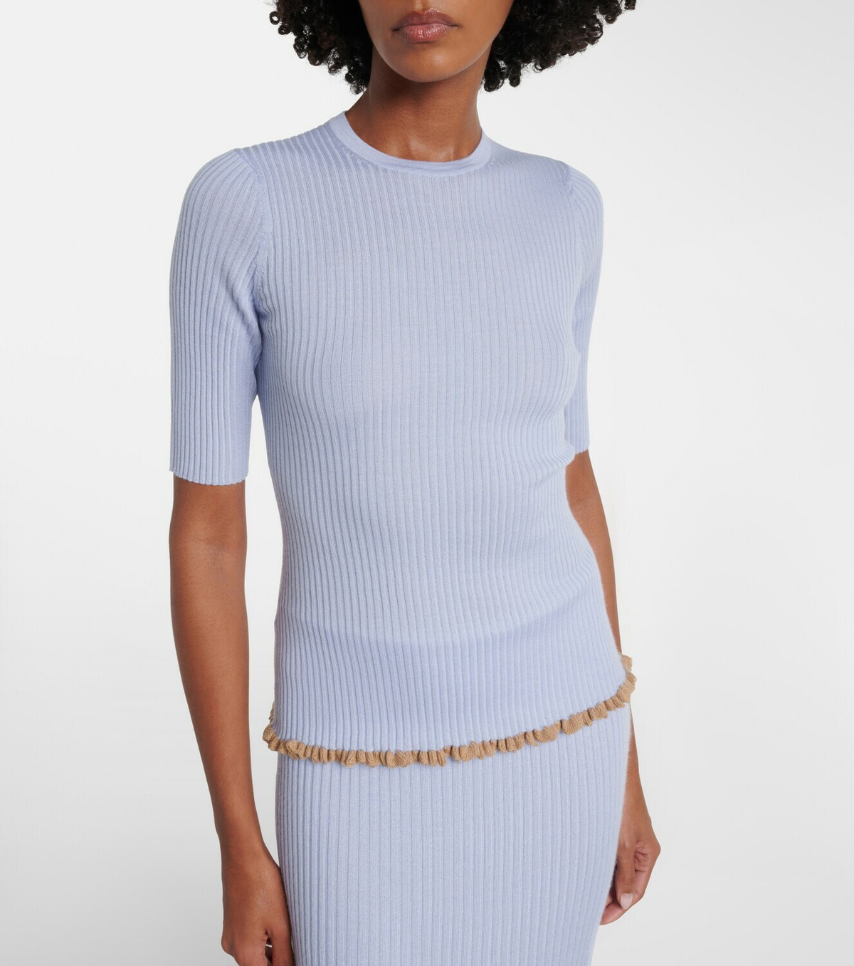 Gabriela Hearst Mireya cashmere and silk top